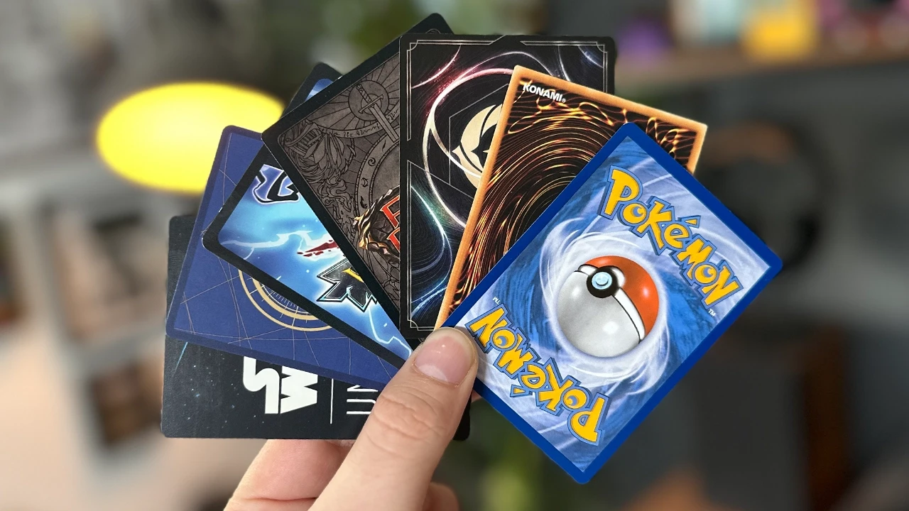 Collectors enjoying trading card games together